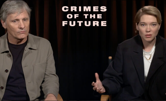 The Crimes Of The Future cast on working with David Cronenberg