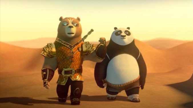 Po tries to win his fans back in the Kung Fu Panda: The Dragon Knight trailer