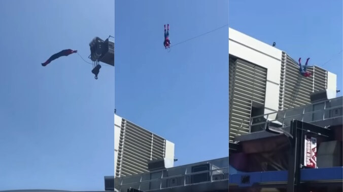 Spider-Man defeated in tragic Disneyland accident