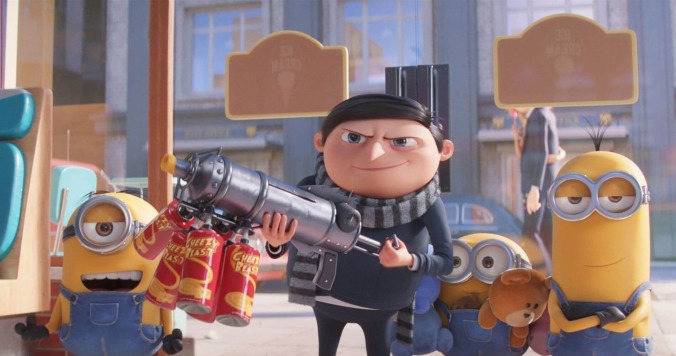 Gentleminions, rejoice! The only movie Quentin Tarantino’s kid has seen is Despicable Me 2