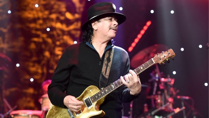 Carlos Santana collapsed during a performance in Michigan