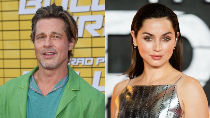 Contrary to our comments section, Brad Pitt thinks Ana de Armas is 