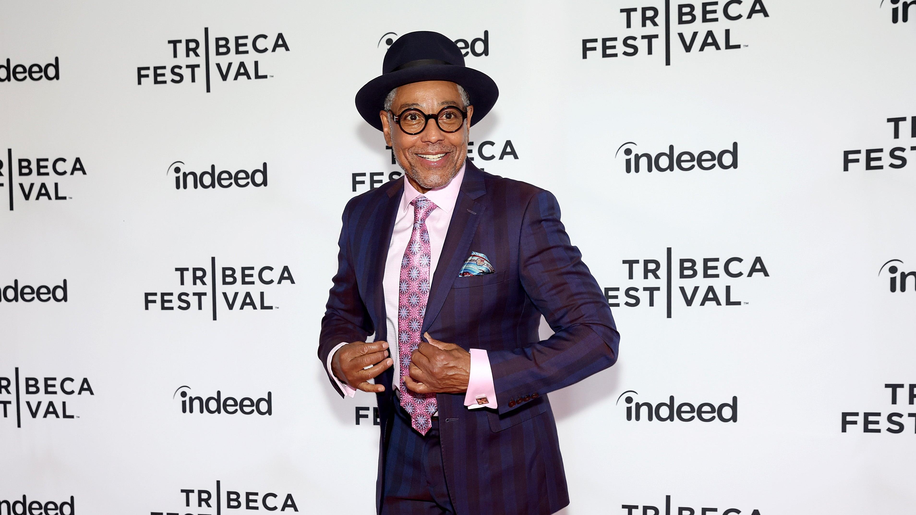 Giancarlo Esposito tells con crowd he’s putting a Professor X casting “out in the universe”