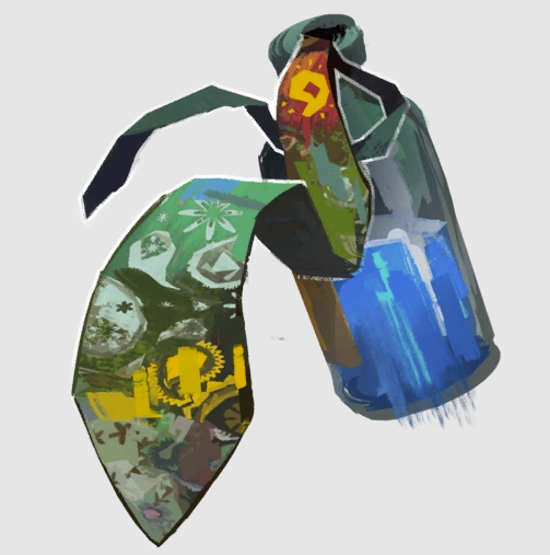 A Horrifying Necktie Shoved Into A Bottle Of Pure Alcohol — Disco Elysium (2020)