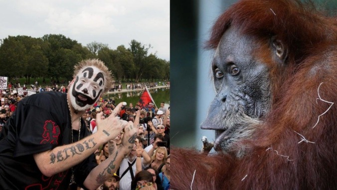 Insane Clown Posse’s Violent J would like to make friends with a primate