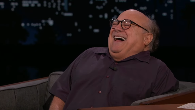 Danny DeVito seems to be having a pretty good time on his current press tour