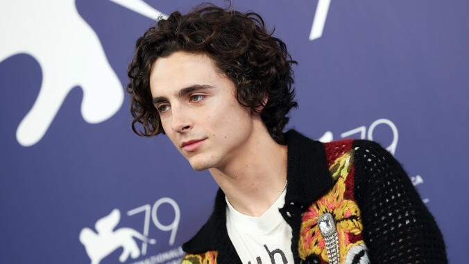 In Timothée Chalamet's humble opinion, social media is contributing to 