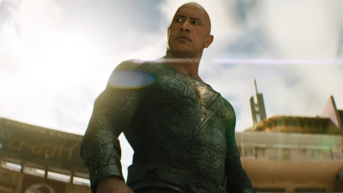 Black Adam is so mad at vehicles in his new movie trailer