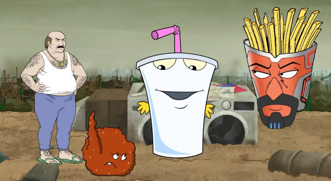 Things are still beautifully stupid in the trailer for the new Aqua Teen movie