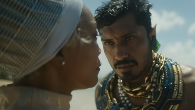 Namor confronts Queen Ramonda in Black Panther: Wakanda Forever featurette