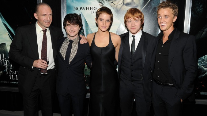 Tom Felton says Ralph Fiennes improvised creepy Voldemort hug in Harry Potter And The Deathly Hallows: Part 2
