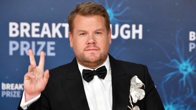 A weary nation breathes a sigh of relief as James Corden welcomed back at Balthazar