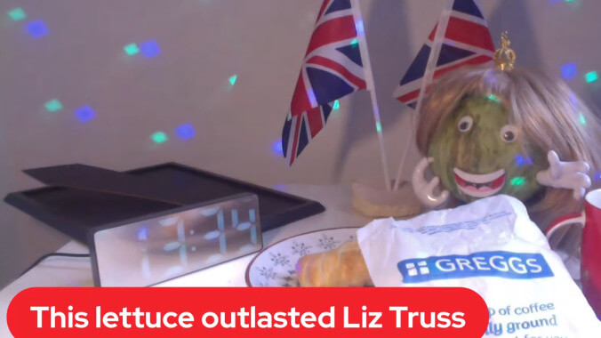 The freshly resigned Liz Truss' run as prime minister wasn't able to outlast a head of lettuce