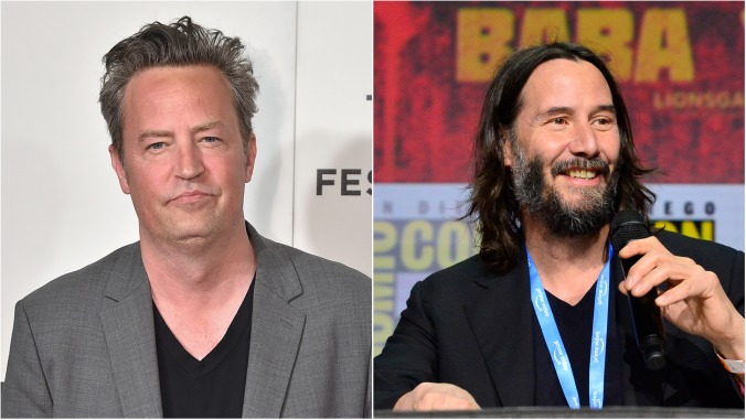 Matthew Perry quickly backtracks his musings on Keanu Reeves’ death