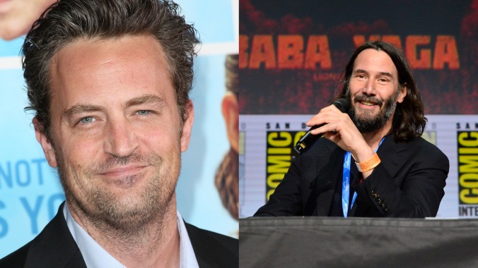 Matthew Perry sounds very mad that Keanu Reeves is still alive