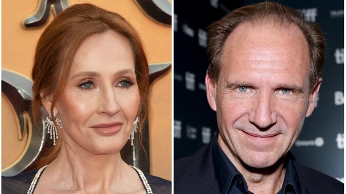 Ralph Fiennes doubles down on support of J.K. Rowling and her transphobia