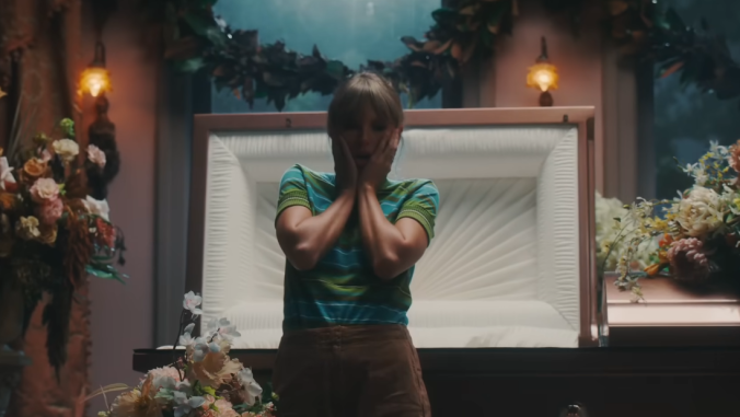 Casket company takes full, appropriately ghoulish advantage of appearing in a Taylor Swift video