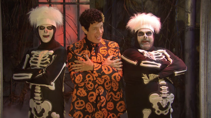 David S. Pumpkins returned to SNL last night in a… new-ish sketch