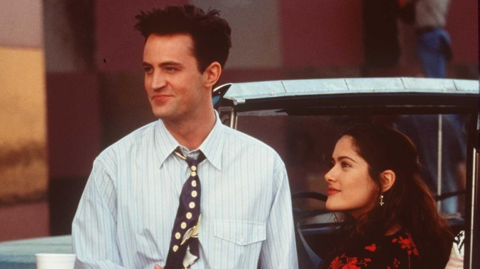 Matthew Perry recalls Salma Hayek's questionable acting advice