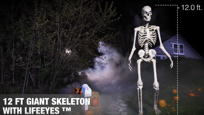 It's time to dig up the origin story of Home Depot's 12-foot Giant Skeleton