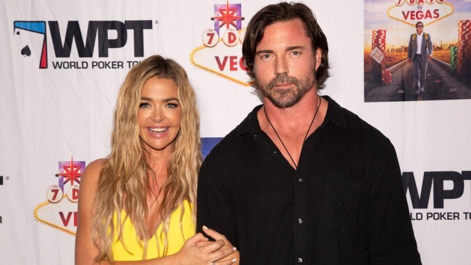 Denise Richards went to work after being shot at on Monday