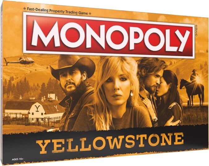 Yellowstone Monopoly board game