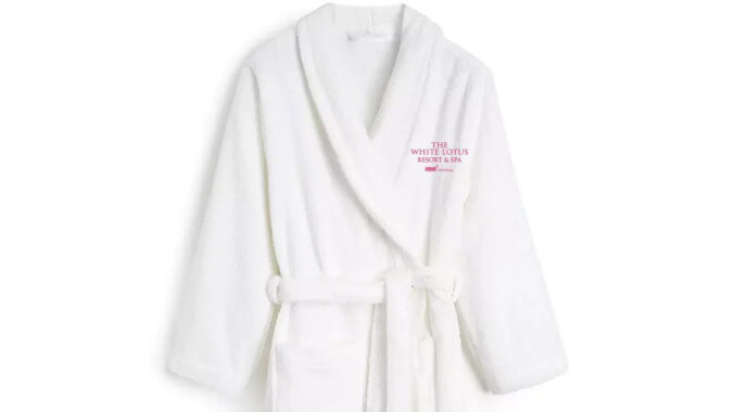 The White Lotus bathrobe 