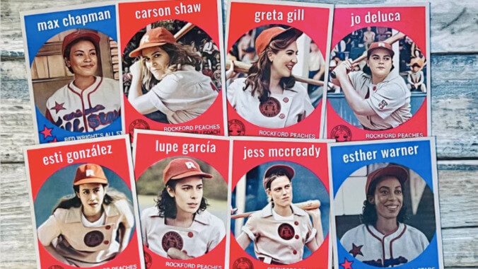 A League Of Their Own baseball cards