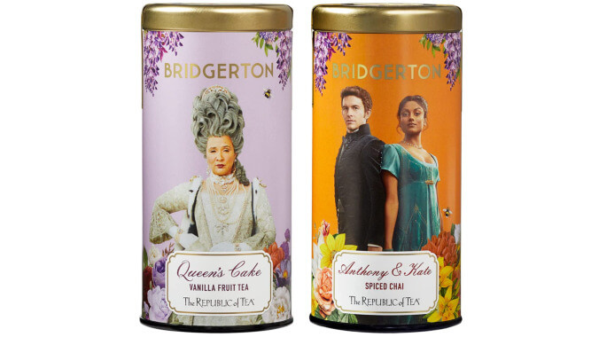 Bridgerton-themed tea set 