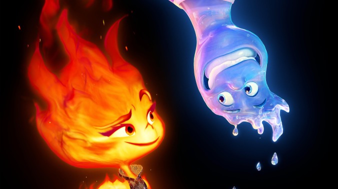 Fire meets water in the teaser trailer for Pixar’s Elemental