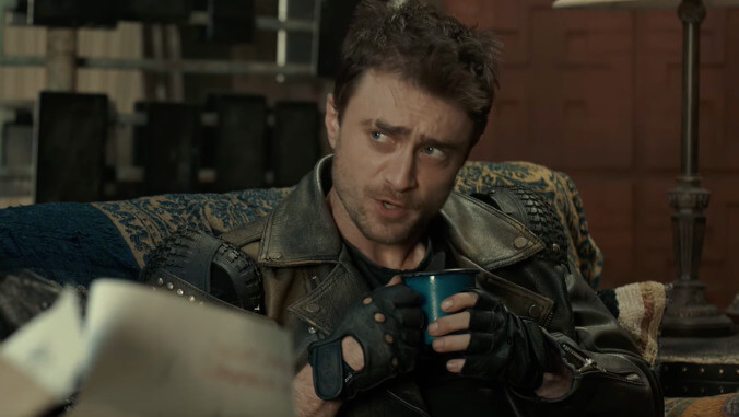 Daniel Radcliffe rides eternal on the fury road in the trailer for Miracle Workers: End Times