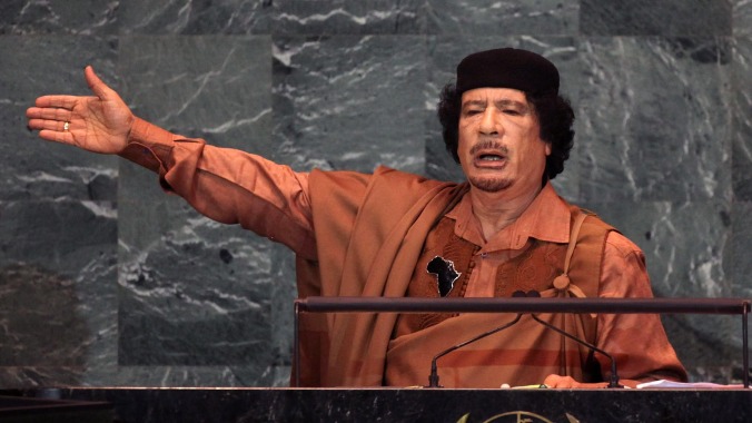 2011: Muammar Gaddafi is killed in Libya