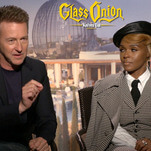 Edward Norton and Janelle Monáe on Glass Onion: A Knives Out Mystery