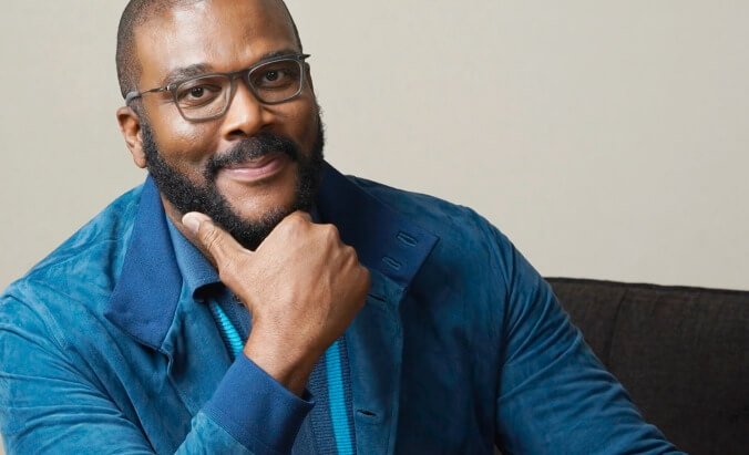 Tyler Perry is the godfather to a sort-of princess, apparently