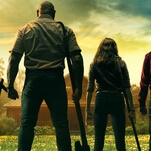 Bautista and the apocalypse come a-knockin' in the Knock At The Cabin trailer