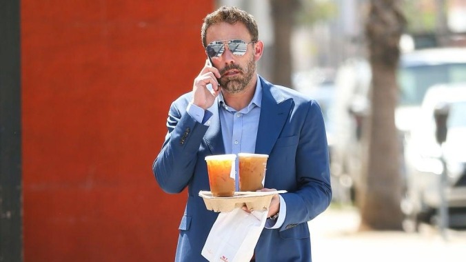 Ben Affleck decides he might as well get some money out of promoting Dunkin’ all the time