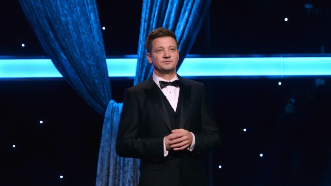 Jeremy Renner is back at home, plugging Mayor Of Kingstown