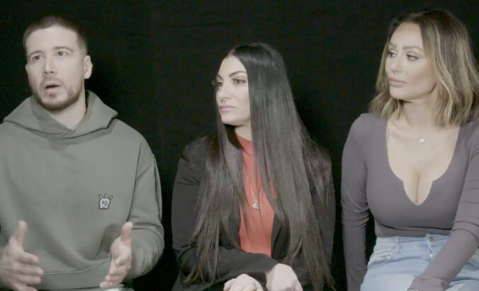 Vinny, Jwoww, and Deena talk Jersey Shore: Family Vacation