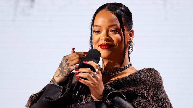 Rihanna offers a small new morsel about new music in pre-Super Bowl interview