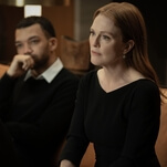 Sharper review: The con is on for Julianne Moore and Sebastian Stan