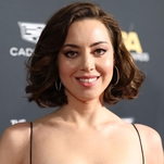 Aubrey Plaza got her role on Parks And Recreation by wearing jean shorts and 