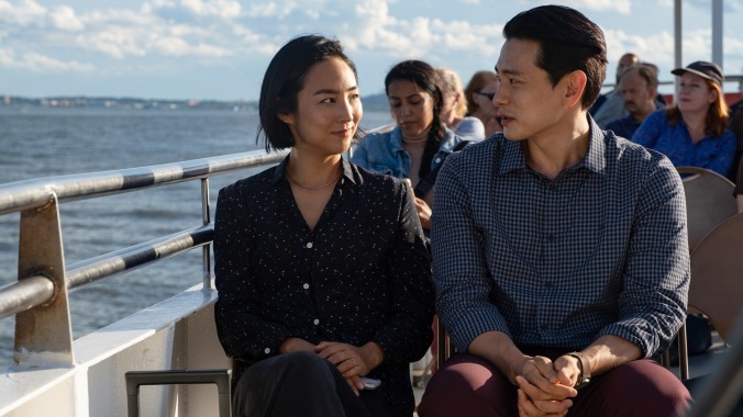 Greta Lee wonders what could have been in the trailer for A24’s Past Lives
