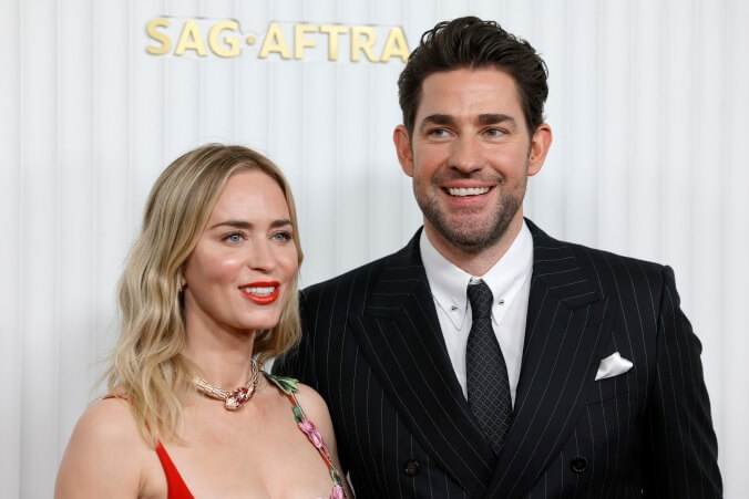 Emily Blunt and John Krasinski