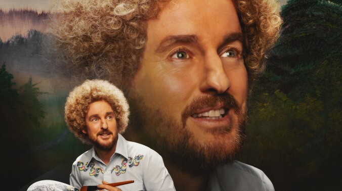 Owen Wilson is a sexist, newspaper-stealing Bob Ross in the trailer for Paint