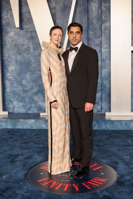 Oscar nominee Andrea Riseborough and Karim Saleh