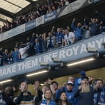 Chelsea soccer president apologizes after a memorial banner was tweaked in Ted Lasso