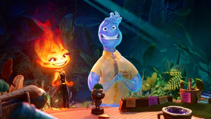 A new trailer for Pixar’s Elemental introduces Romeo & Juliet for the science fair set