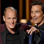 Matthew Mcconaughey thinks he might be Woody Harrelson's brother