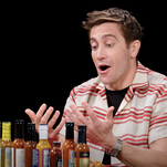 Jake Gyllenhaal riffed on Hot Ones about riffing while filming Guy Richie's The Covenant