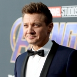 Kicked out of the ICU, Jeremy Renner stops by Jimmy Kimmel Live!